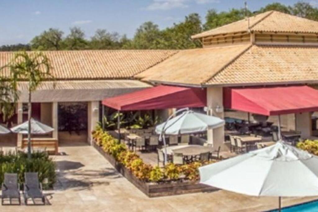 Resort&Lazer Piscinas, Beach Tenis, Bike, Golfe, Pesca, Ar, Wifi Fibra, Tv A Cabo E Lareira Águas de Santa Bárbara Exterior foto